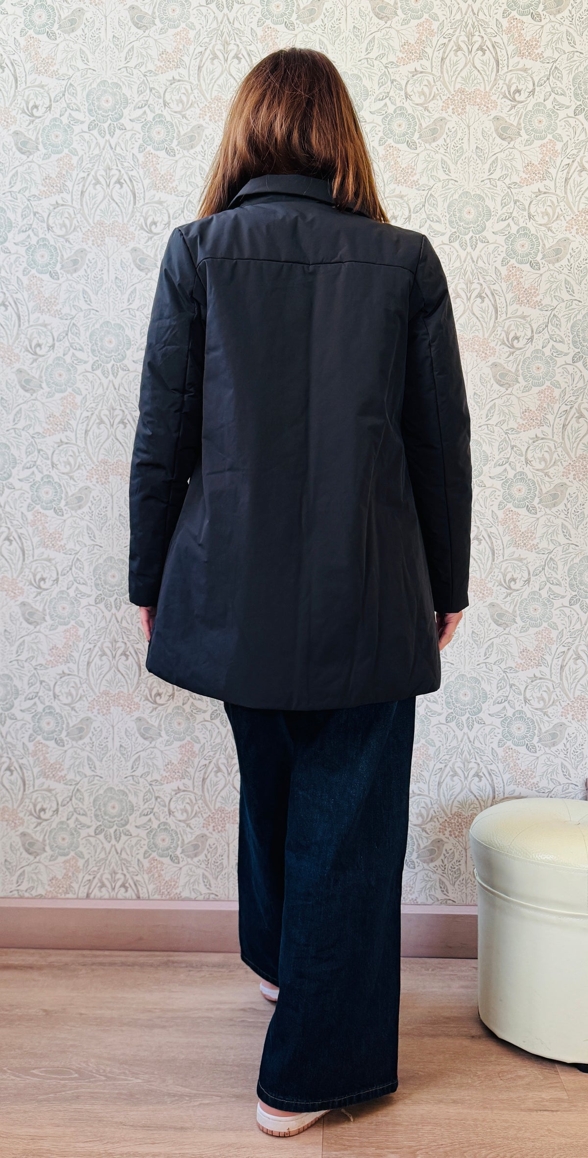 Giacca Trench Puffy Nero