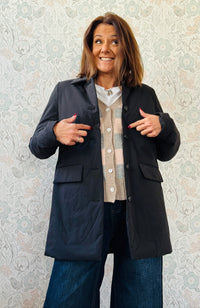Giacca Trench Puffy Nero