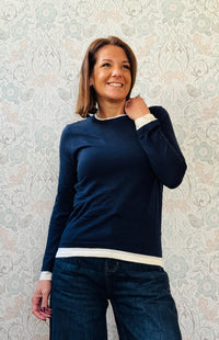 LVP maglione velo bi-color