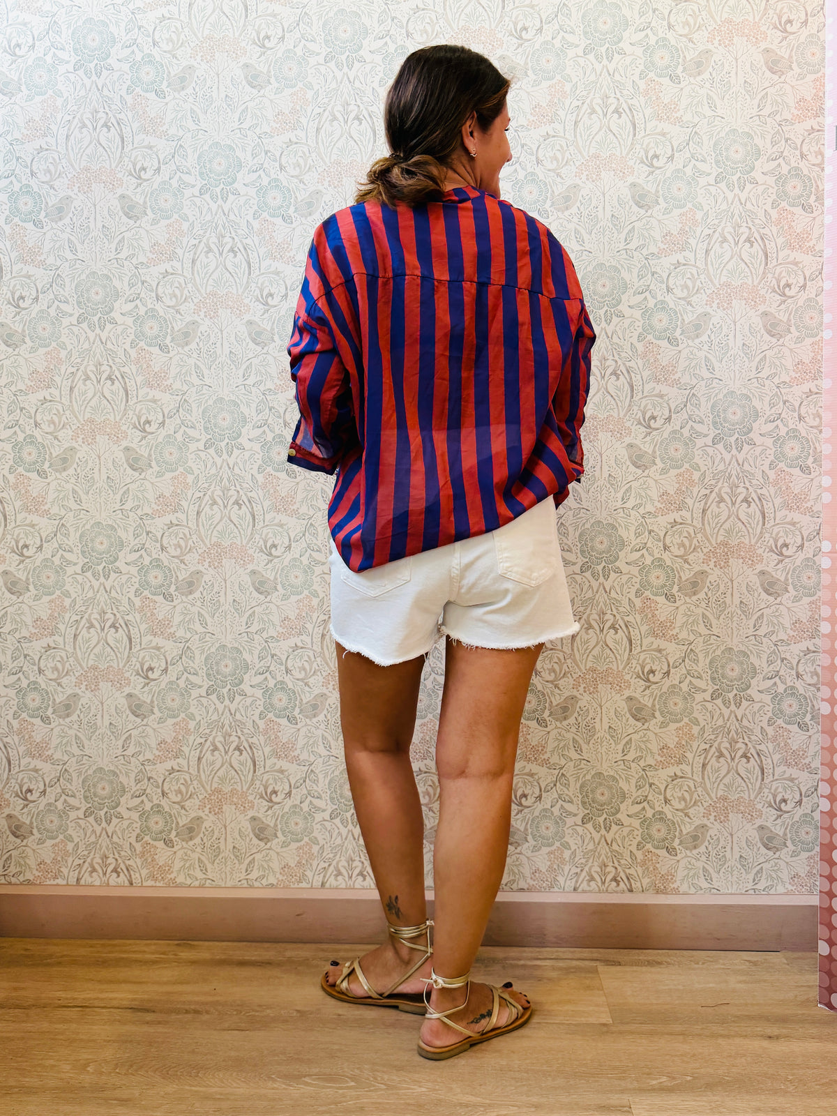 Camicia Righe Over