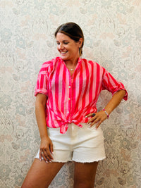 Camicia Righe Over