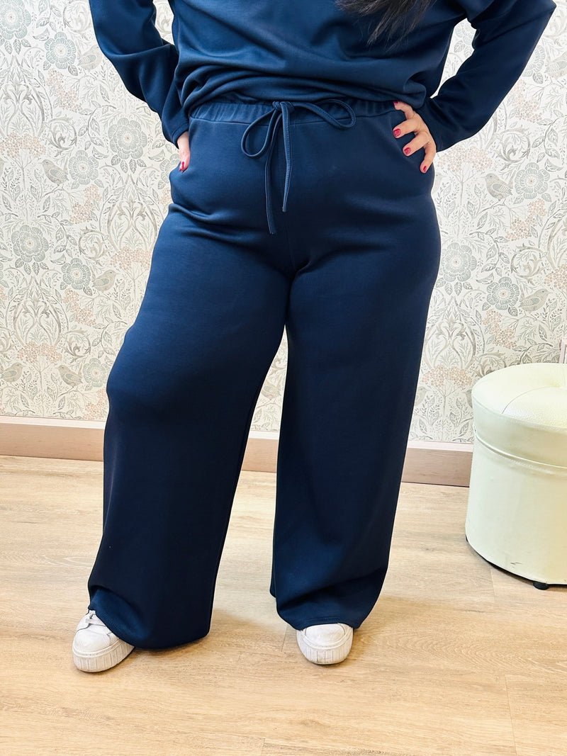 la valigia a pois Pantalone Perla Curvy