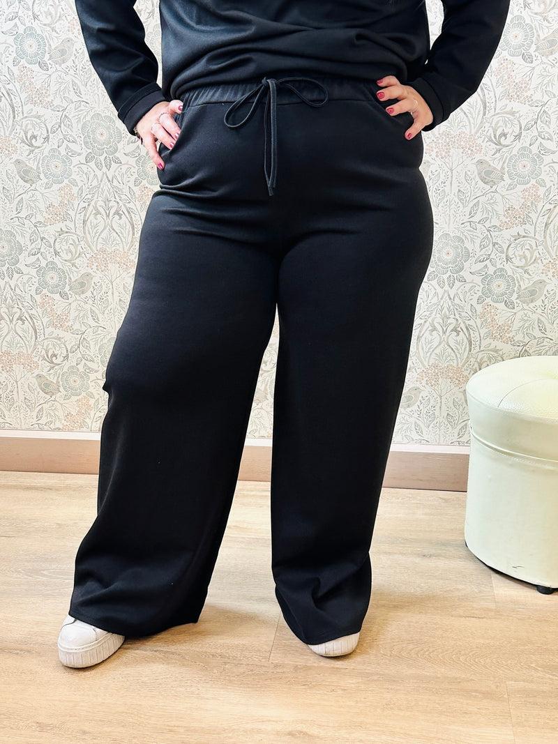 la valigia a pois Pantalone Perla Curvy