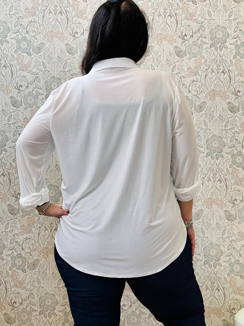 la valigia a pois Camicia Coccola Curvy