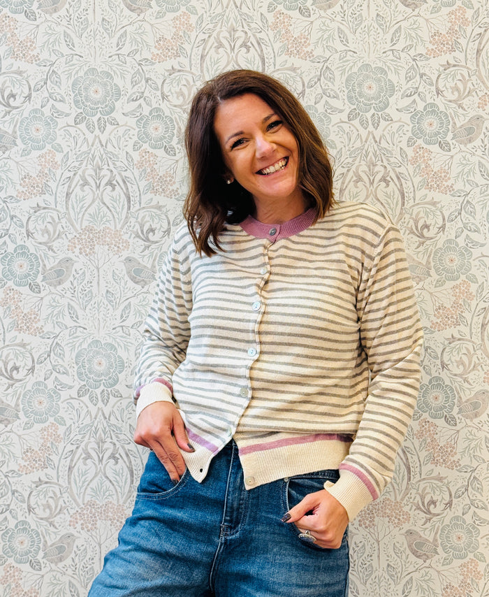 Cardigan Righe Roby