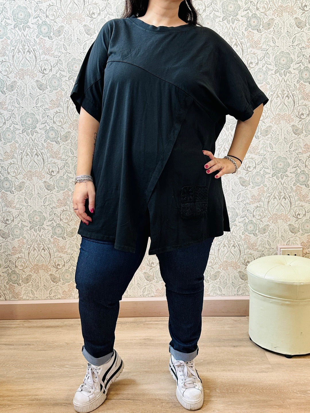 la valigia a pois T-shirt Ibiza Curvy