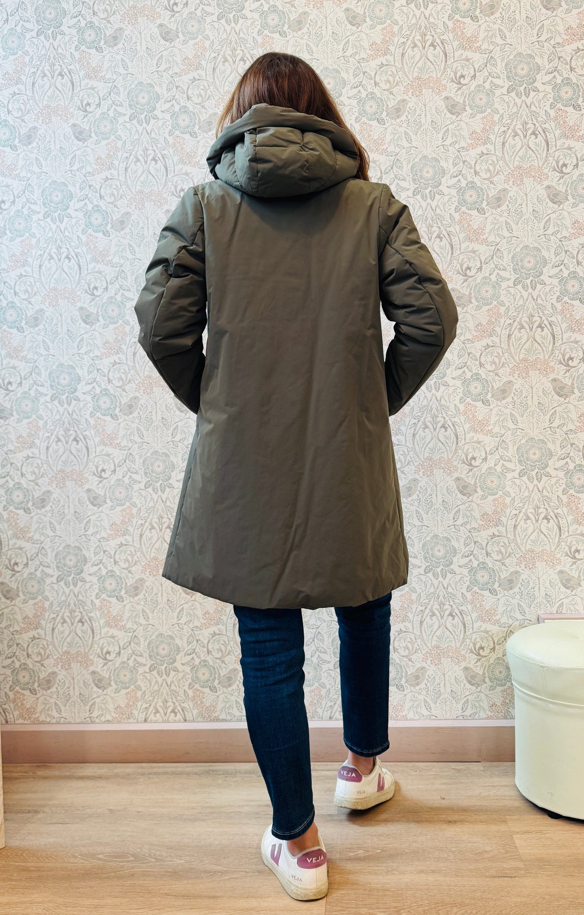 Giacca Coat Puffy Militare