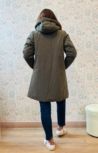 Giacca Coat Puffy Militare