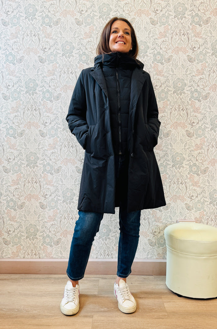 LVP Giacca Coat Puffy Nero