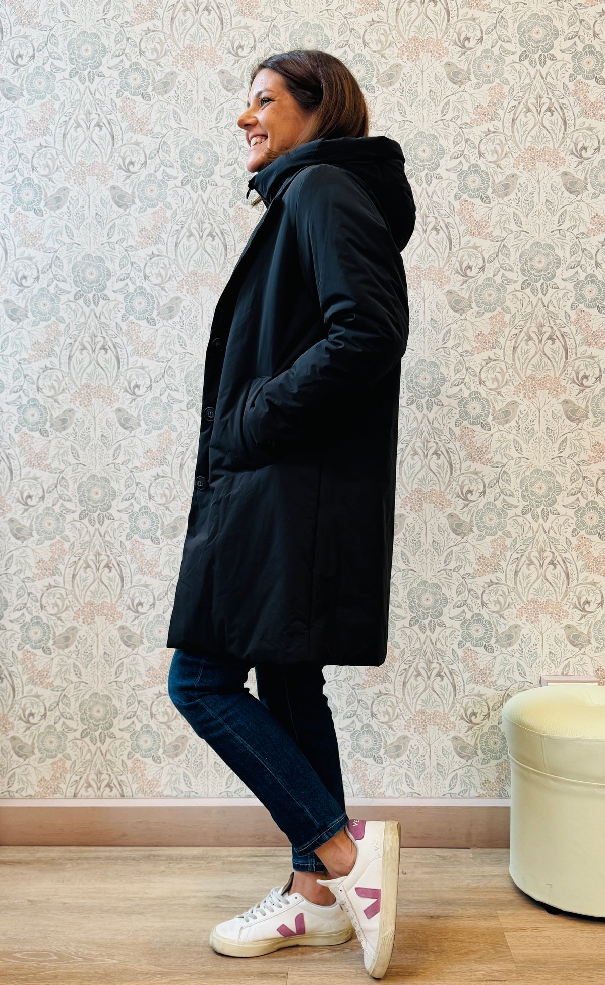 Giacca Coat Puffy Nero