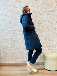 Giacca Coat Puffy Blu