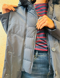 Giacca Coat Puffy Blu