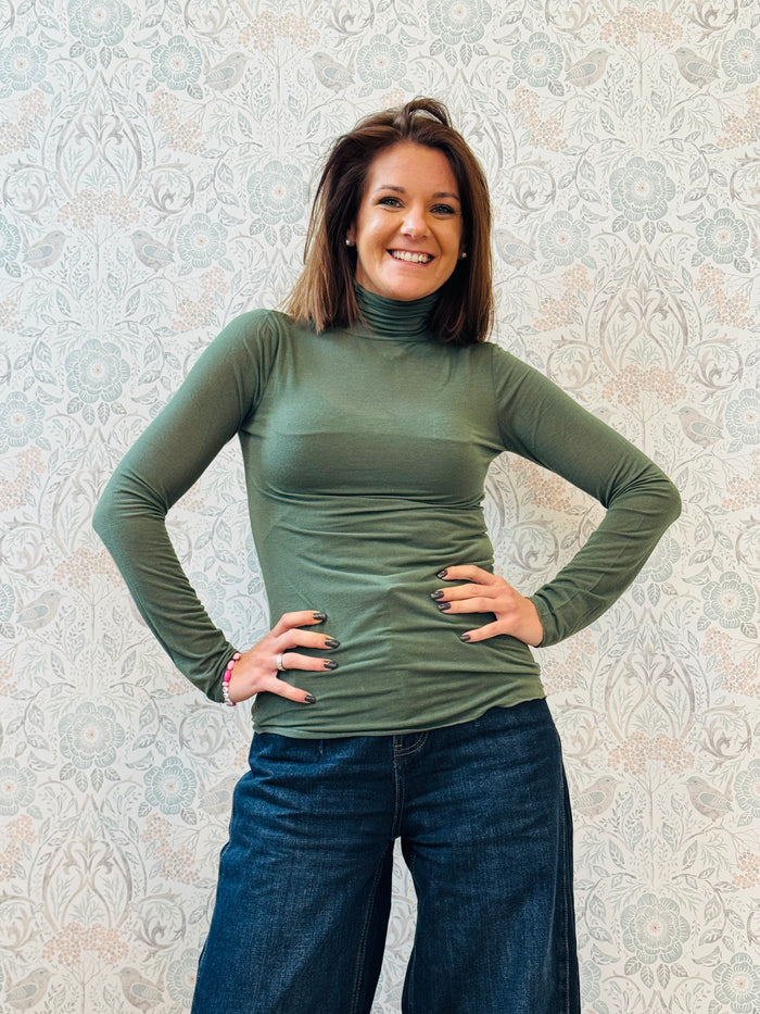 LVP T-shirt Bodycon Cashmere Dolcevita