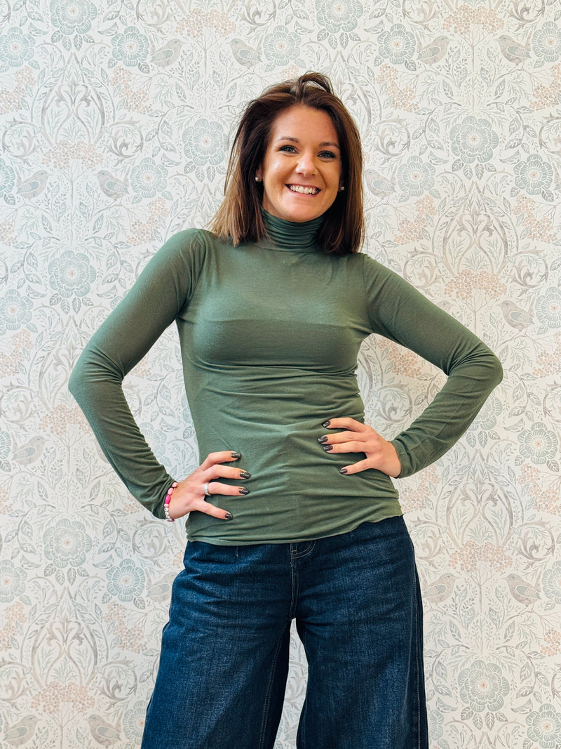 LVP T-shirt Bodycon Cashmere Dolcevita
