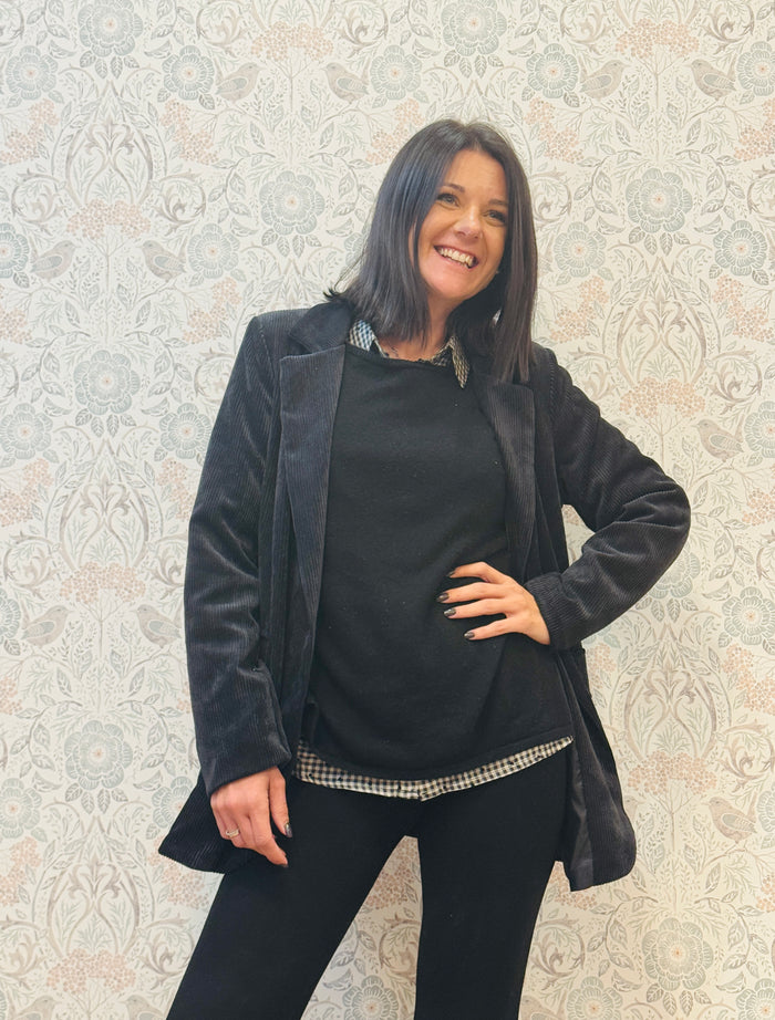 LVP blazer velvet