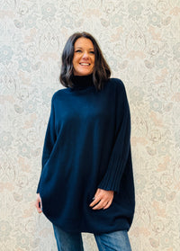 Maglione Lungo Dolcevita Barbara