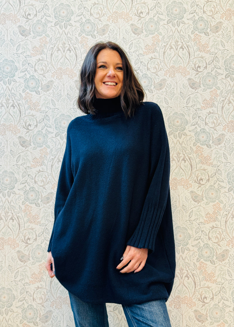 Maglione Lungo Dolcevita Barbara