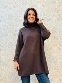 Maglione Lungo Dolcevita Barbara