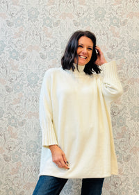 Maglione Lungo Dolcevita Barbara