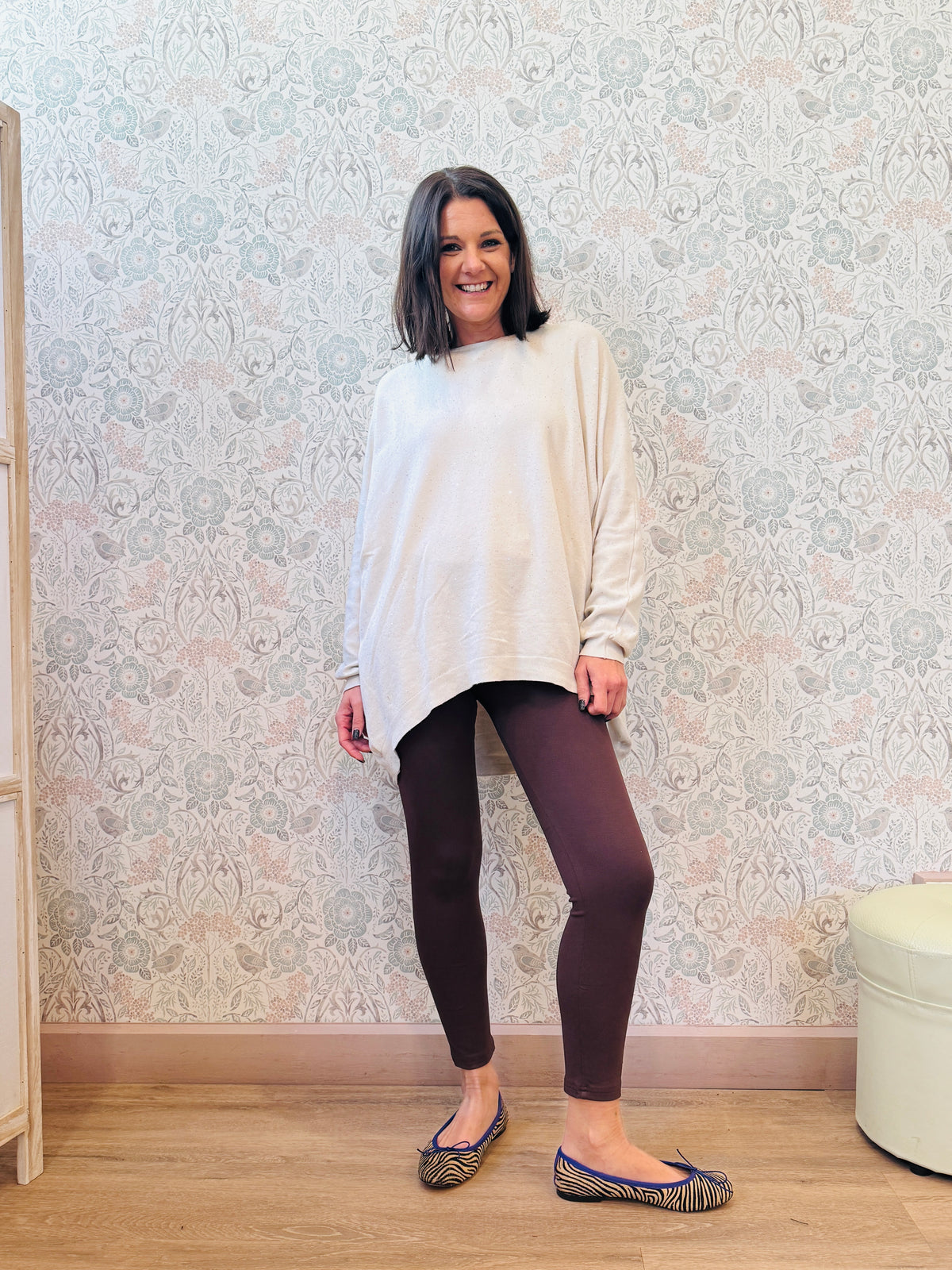 Legging Basic Marrone