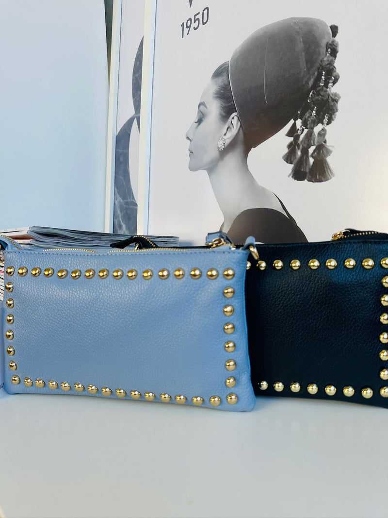 la valigia a pois Pochette Borchie MINI 