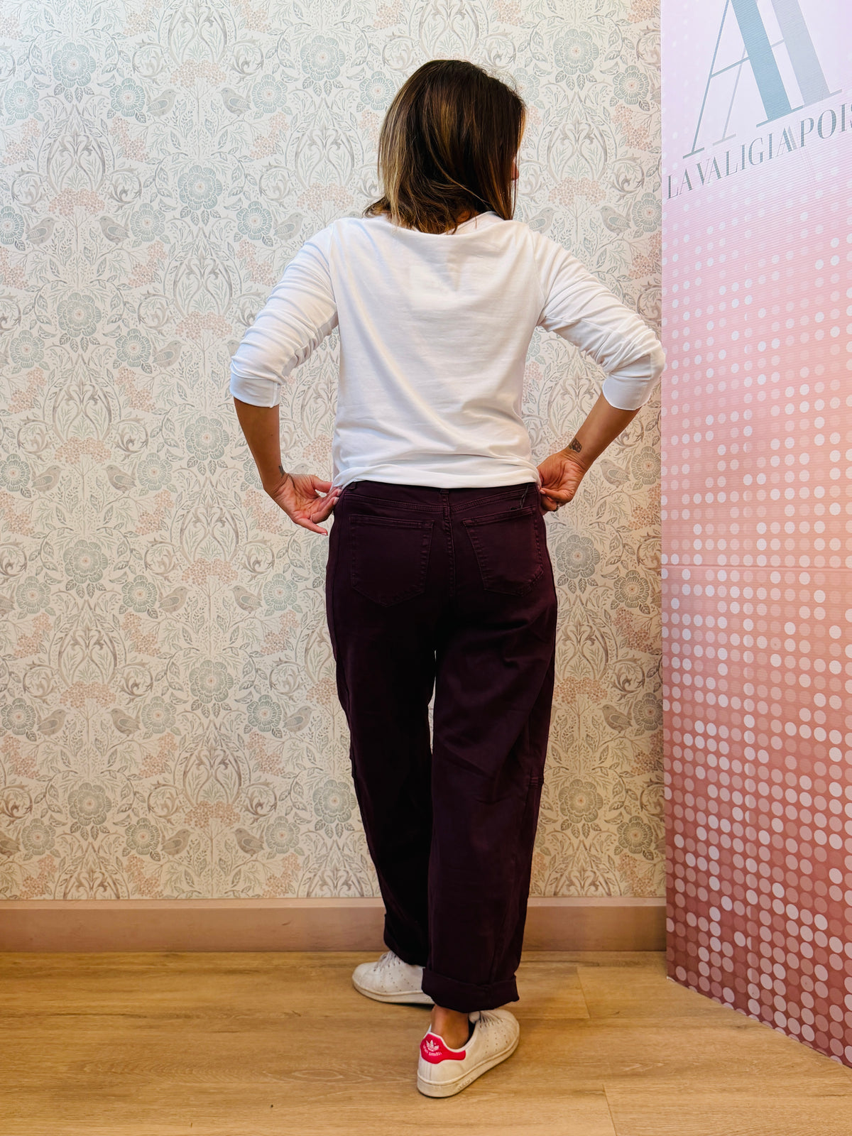 Jeans Balloon Bordeaux