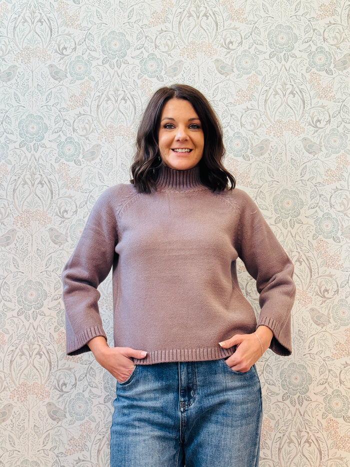 LVP Maglione corto dolcevita Gaia