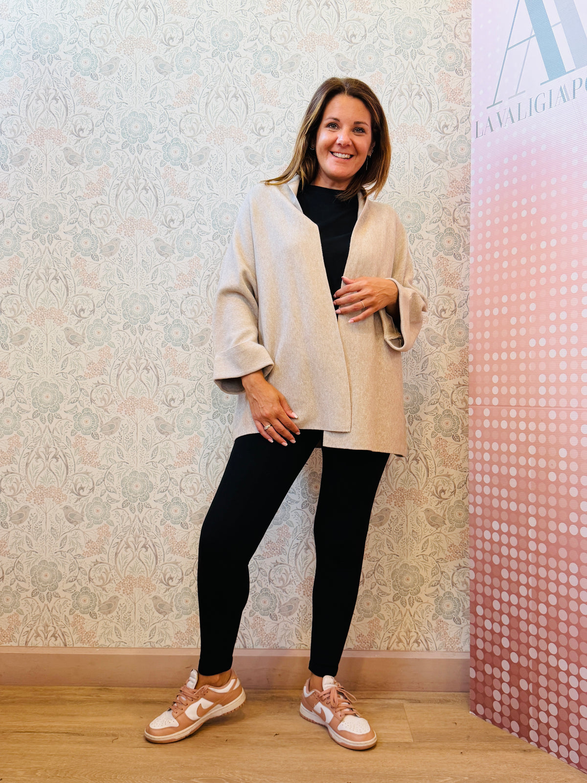 Cardigan Liscio cortina