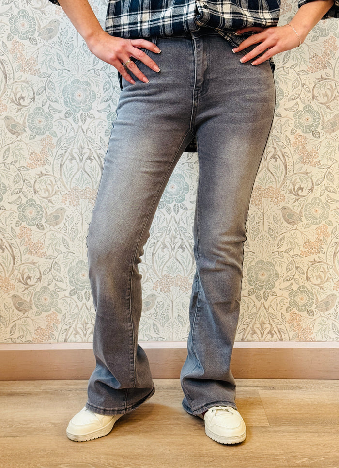LVP Jeans Flare Grigio 9088