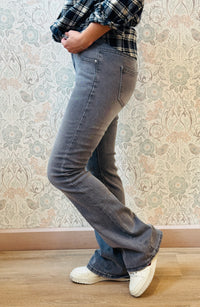 Jeans Flare Grigio 9088