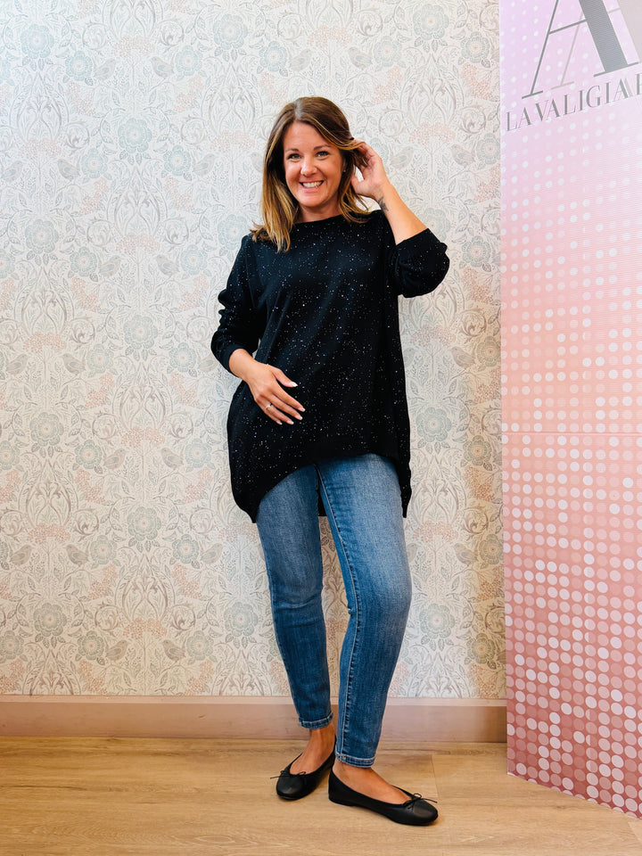 Maglione Over Paillettes