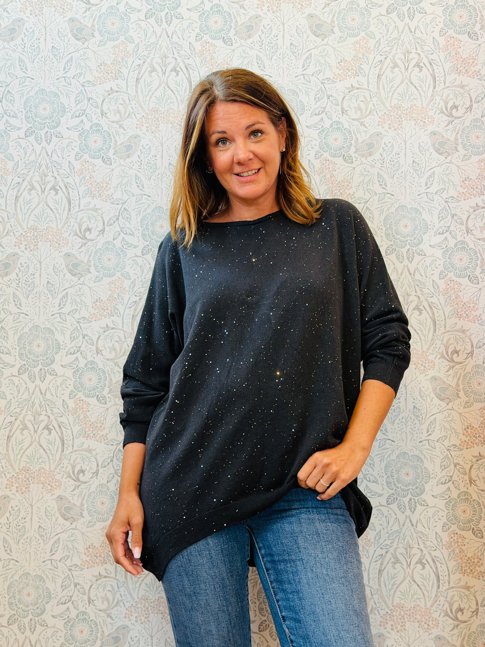 Maglione Over Paillettes