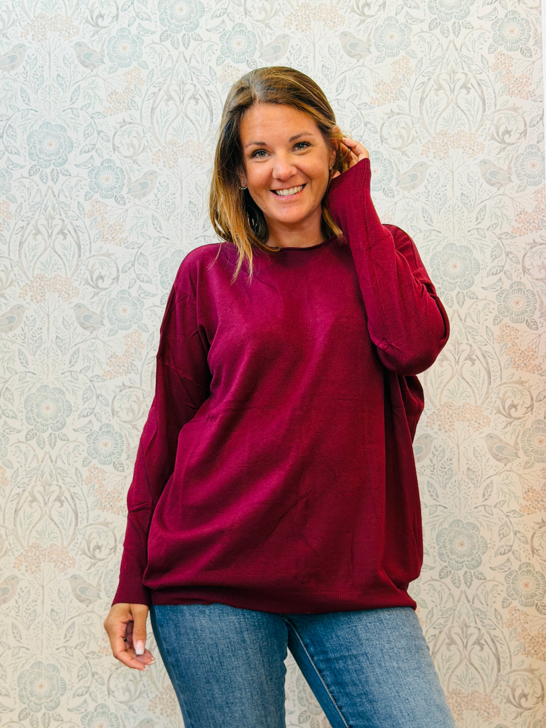 Maglia Over Scollo Barchetta Canazei