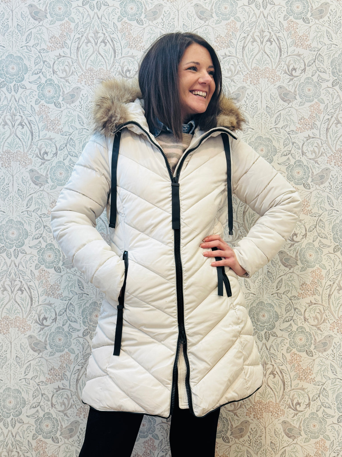 LVP Giacca Islanda Bianco Panna