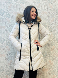 LVP Giacca Islanda Bianco Panna