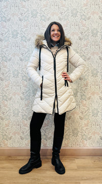 Giacca Islanda Bianco Panna