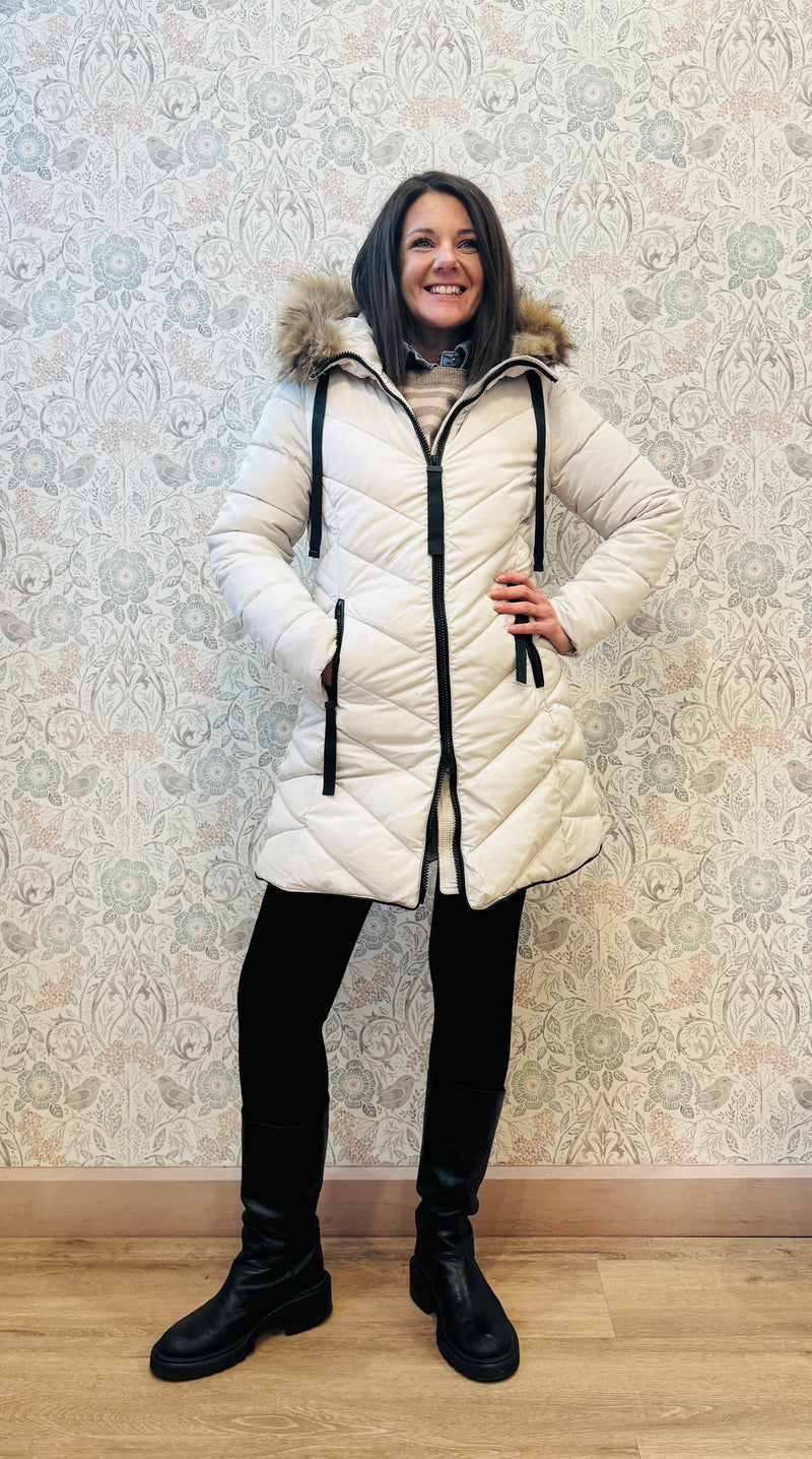 Giacca Islanda Bianco Panna