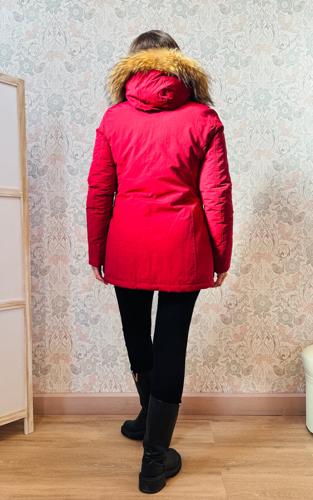 Giacca Parka Svizzera Rosso