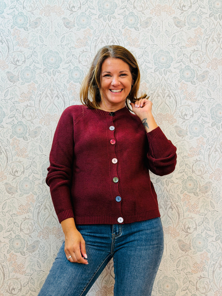 Cardigan Bottoni Colorati
