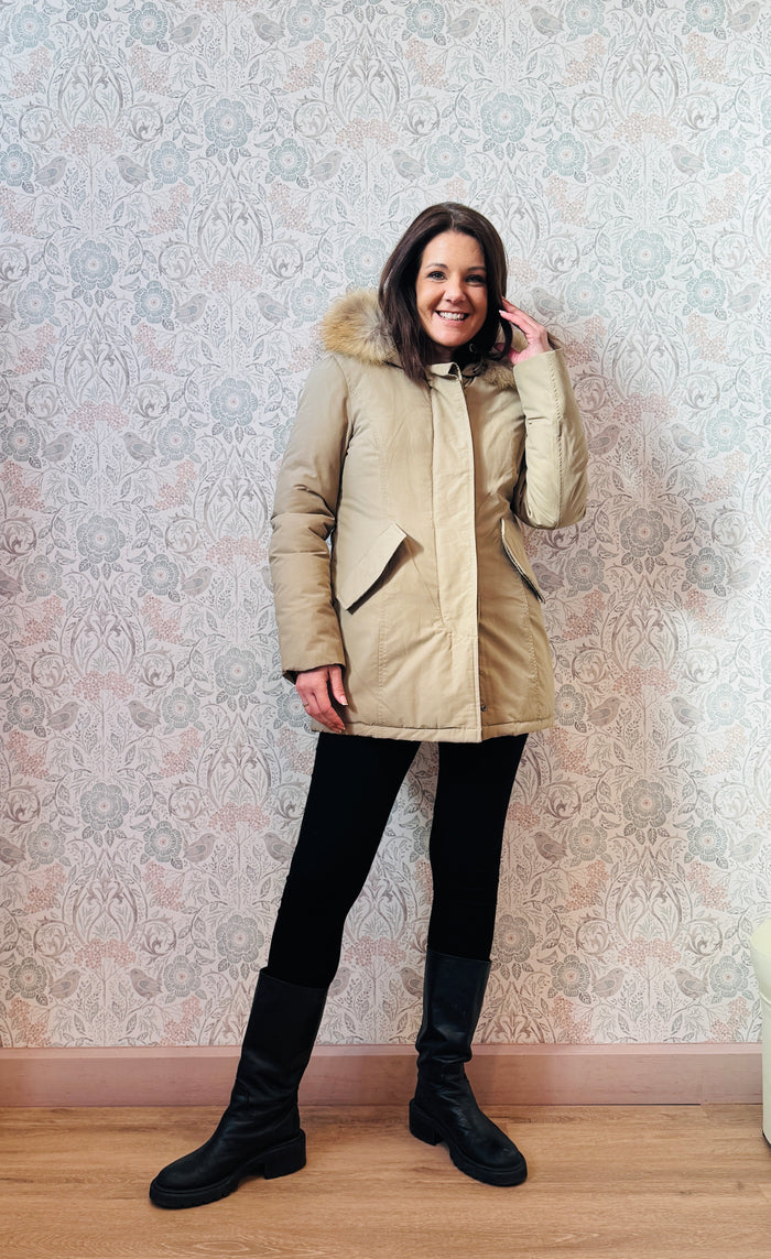 Giacca Parka Svizzera Beige