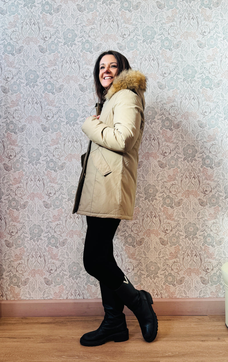 Giacca Parka Svizzera Beige