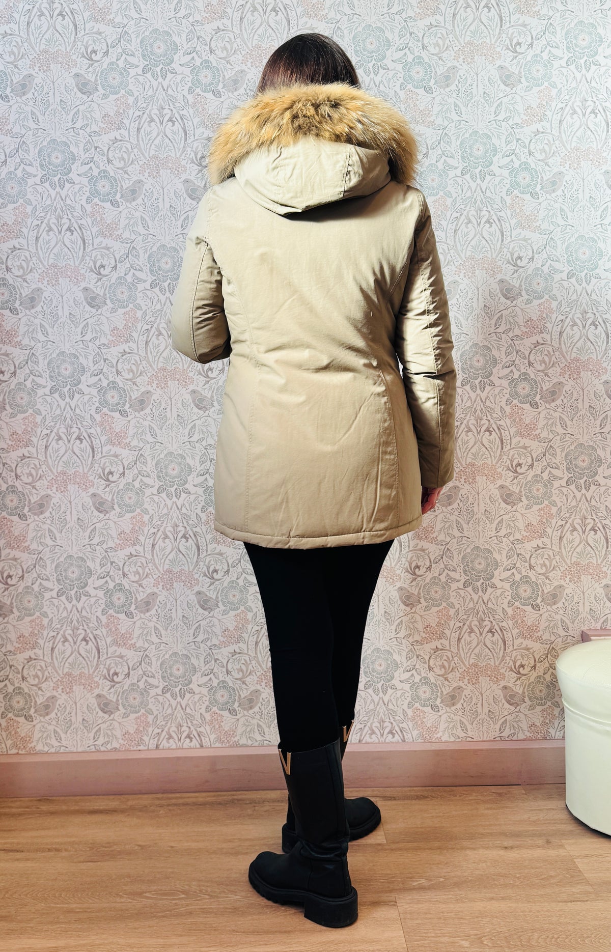 Giacca Parka Svizzera Beige