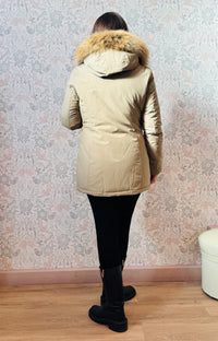Giacca Parka Svizzera Beige