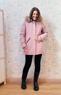 Giacca Parka Svizzera Rosa