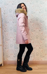 Giacca Parka Svizzera Rosa