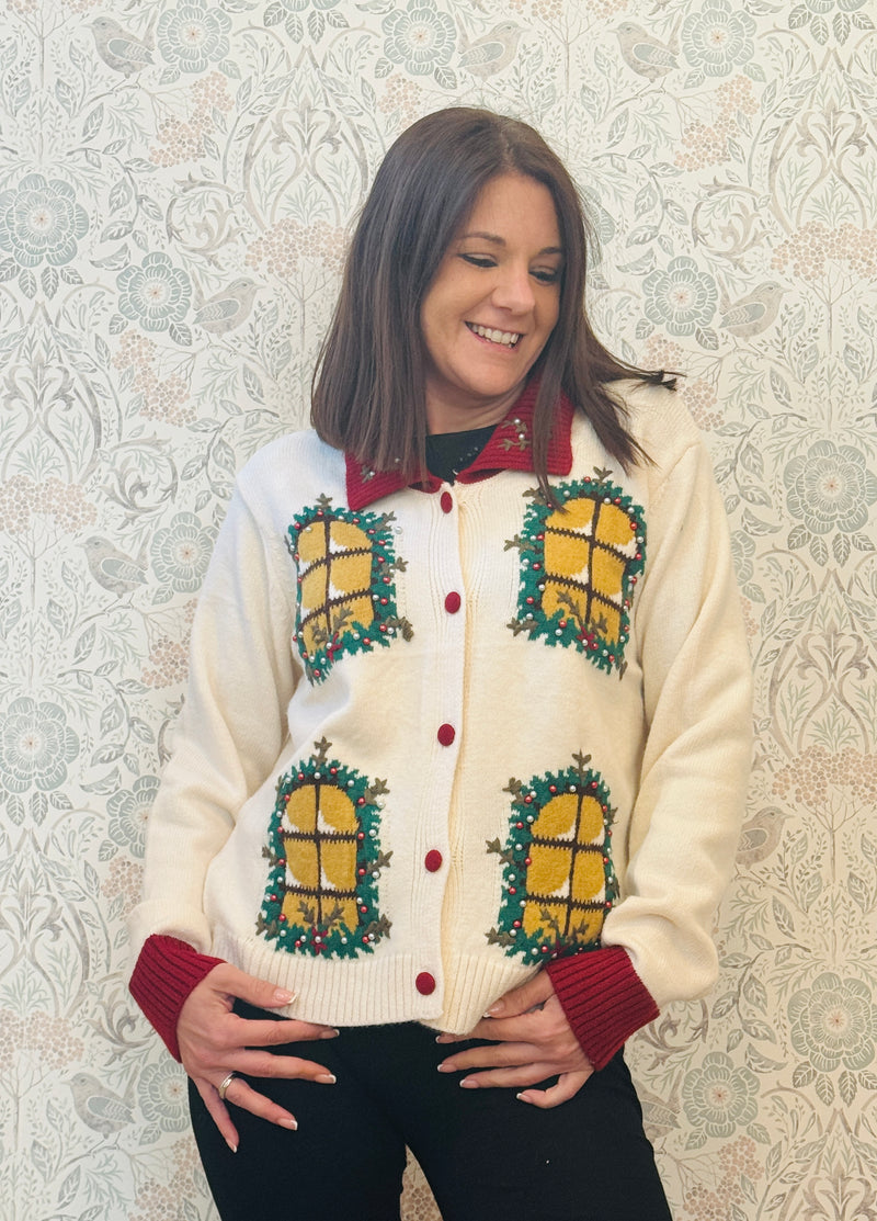 LVP cardigan jingle bells