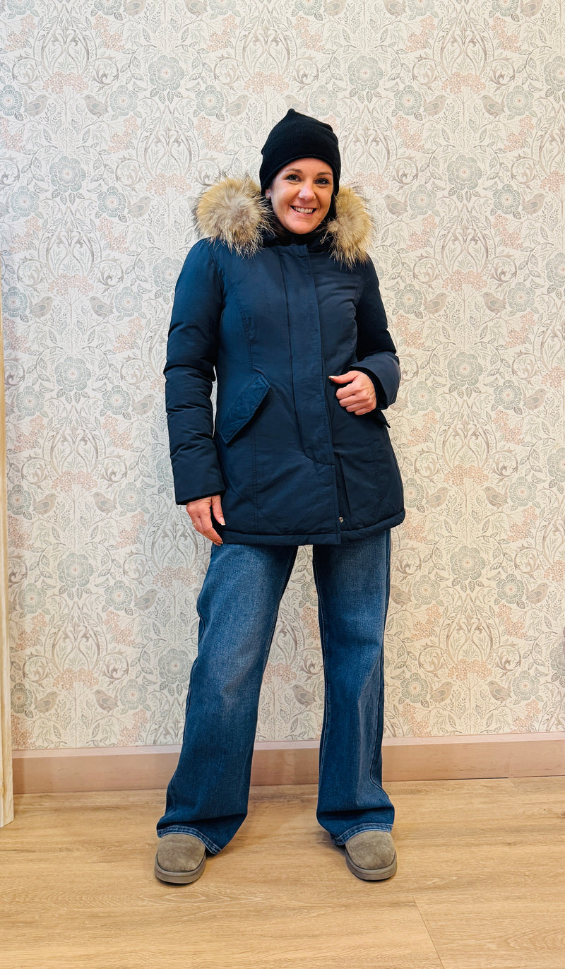 Giacca Parka Svizzera Blu