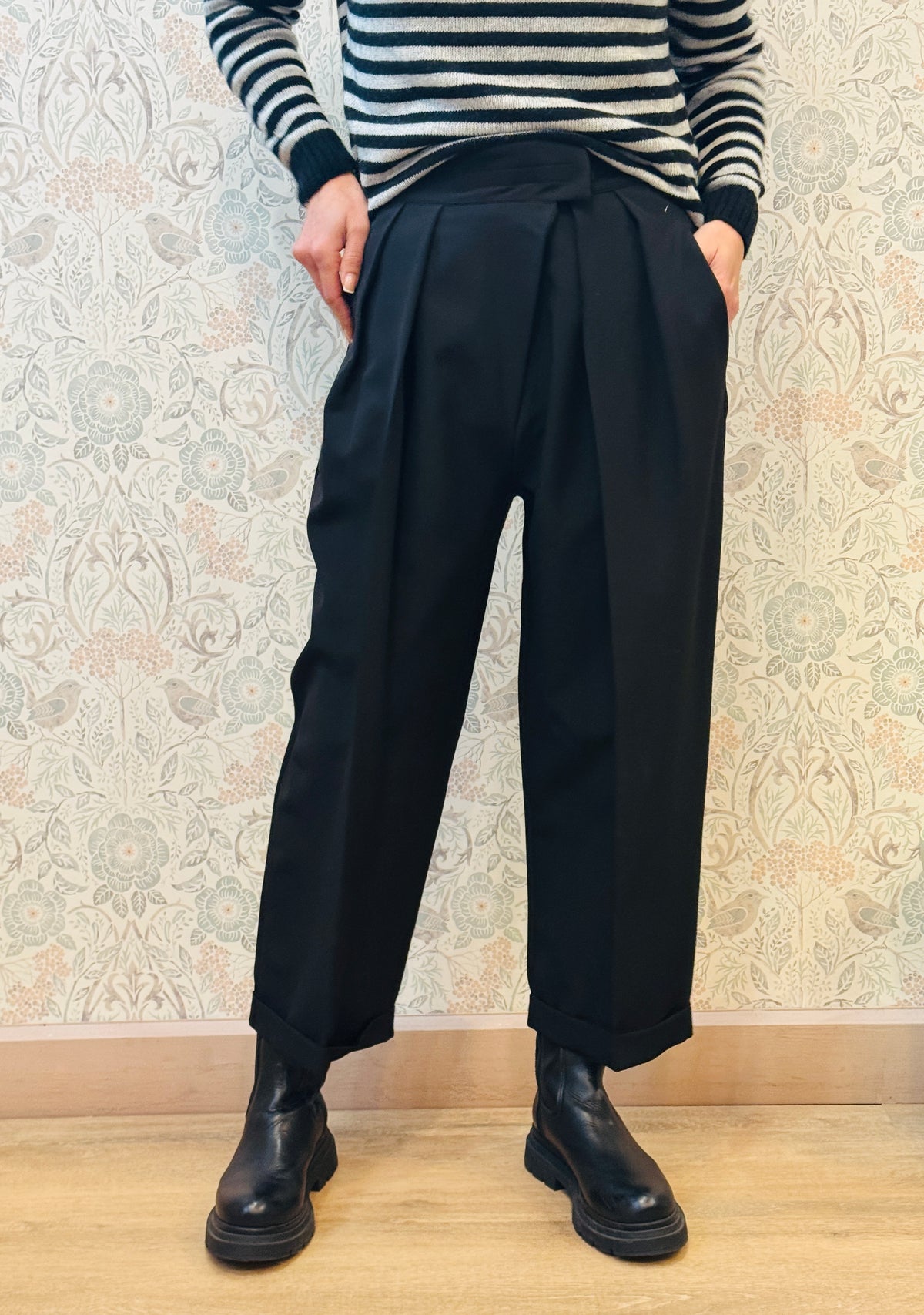 LVP Pantalone Iris Nero