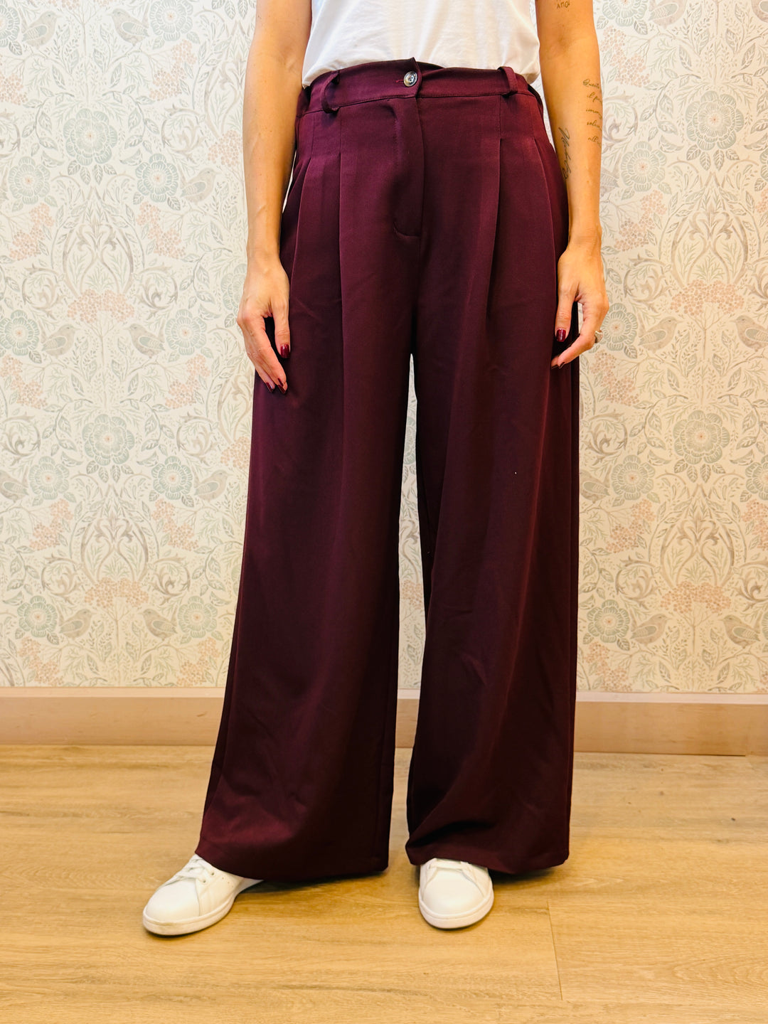 pantalone classic palazzo