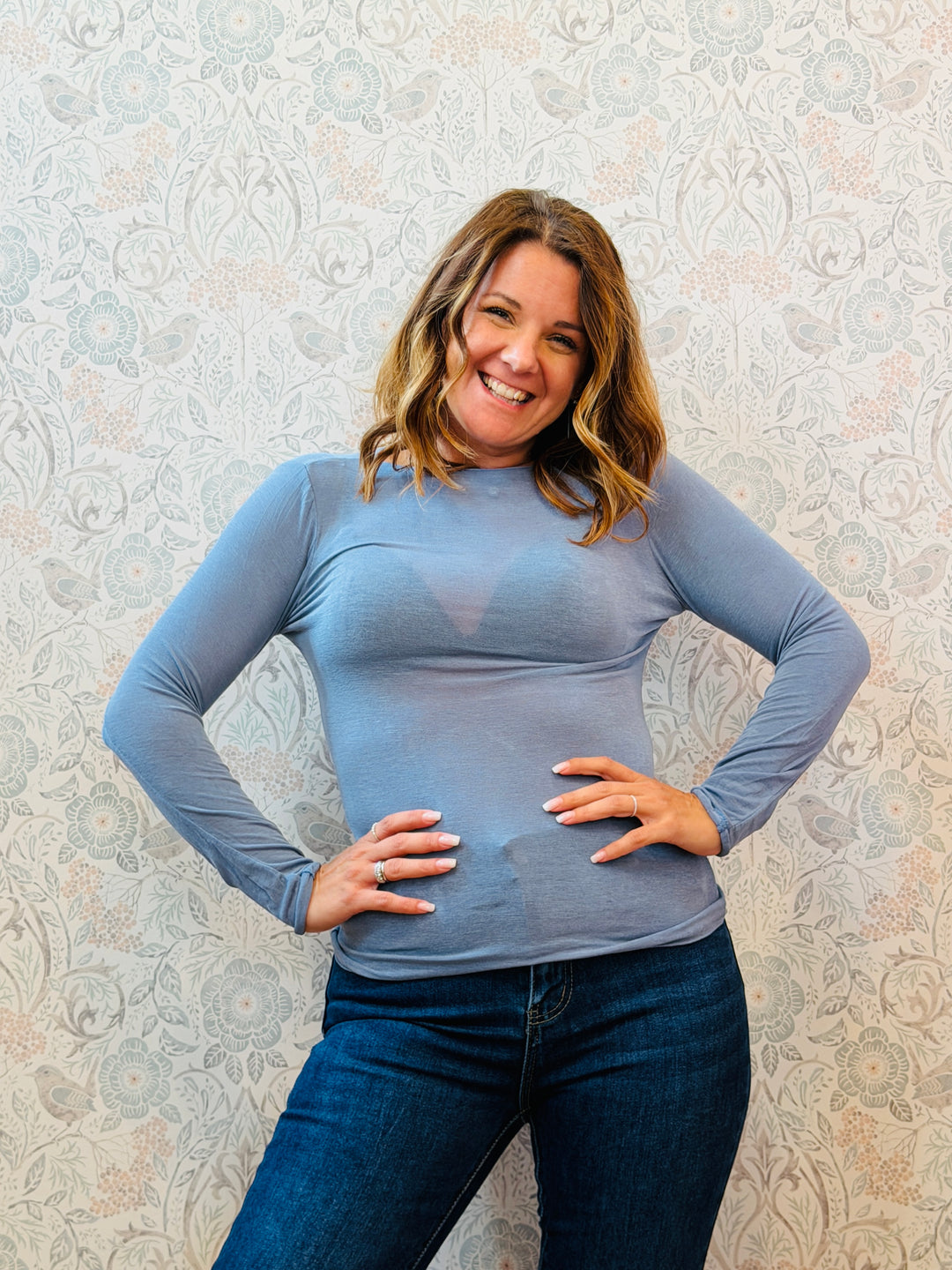Maglia Bodycon Scollo Barchetta Cashmere-Micromodal